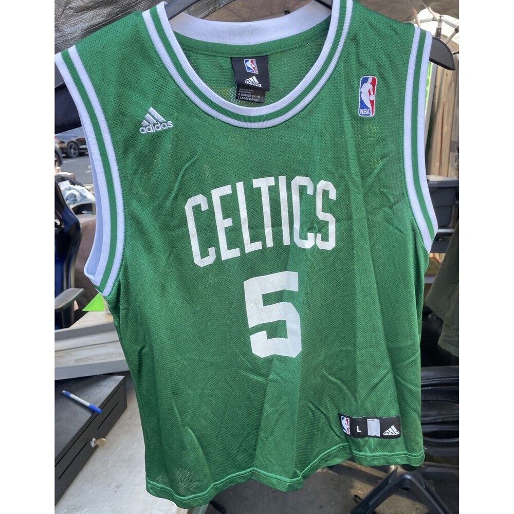 Kevin Garnett #5 Men's Green Boston Celtics Jersey L (see Description)